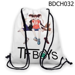 Combo 2 Balo Dây Rút Cpop Tfboys fanart - VBDCH032