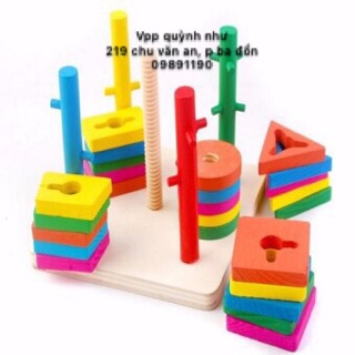 Bộ xây dựng 5 cột khối
