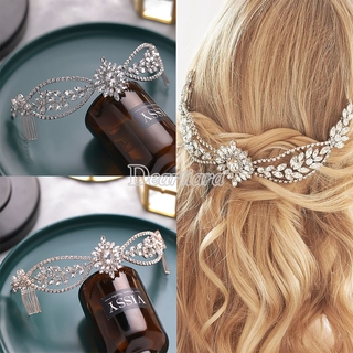 Vương miện cài tóc đính đá sang trọng cho cô dâu