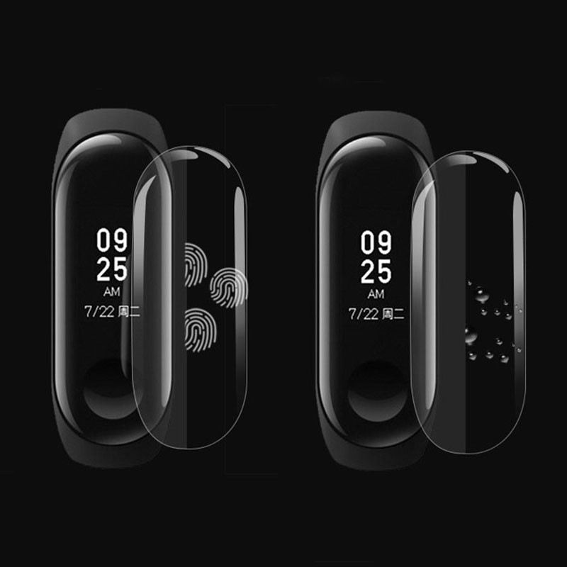 3pcs Miếng Dán Trong Suốt mặt đồng hồ Xiaomi Mi Band 3