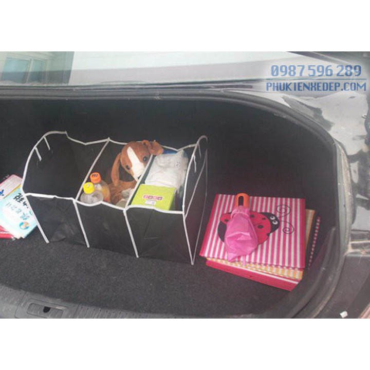 Túi đựng đồ gấp gọn ⚡FREESHIP⚡để cốp ô tô - Túi để đồ đi du lịch kích thước 50 x 32.5 cm