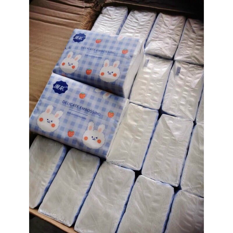 Giấy rút sipiao, set 10 gói giấy ăn sipiao, giấy dai, mịn, không mùi