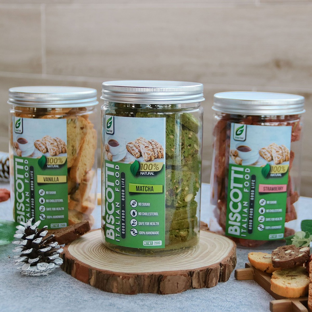 Ăn Thả Ga! Không Lo Sợ Béo cùng BISCOTTI - Bánh ăn kiêng hổ trợ giảm cân hiệu quả - GreenFood