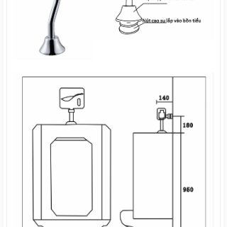 VAN XẢ TIỂU NAM CẢM ỨNG