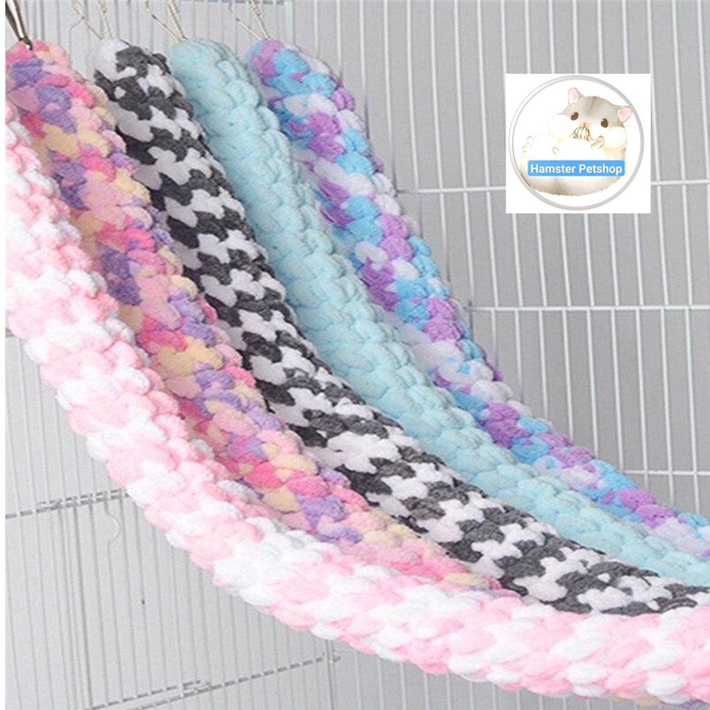 Đồ chơi dây thừng leo trèo treo lồng cho Sóc bay, Hamster, Sóc Bông, Sóc Đất...