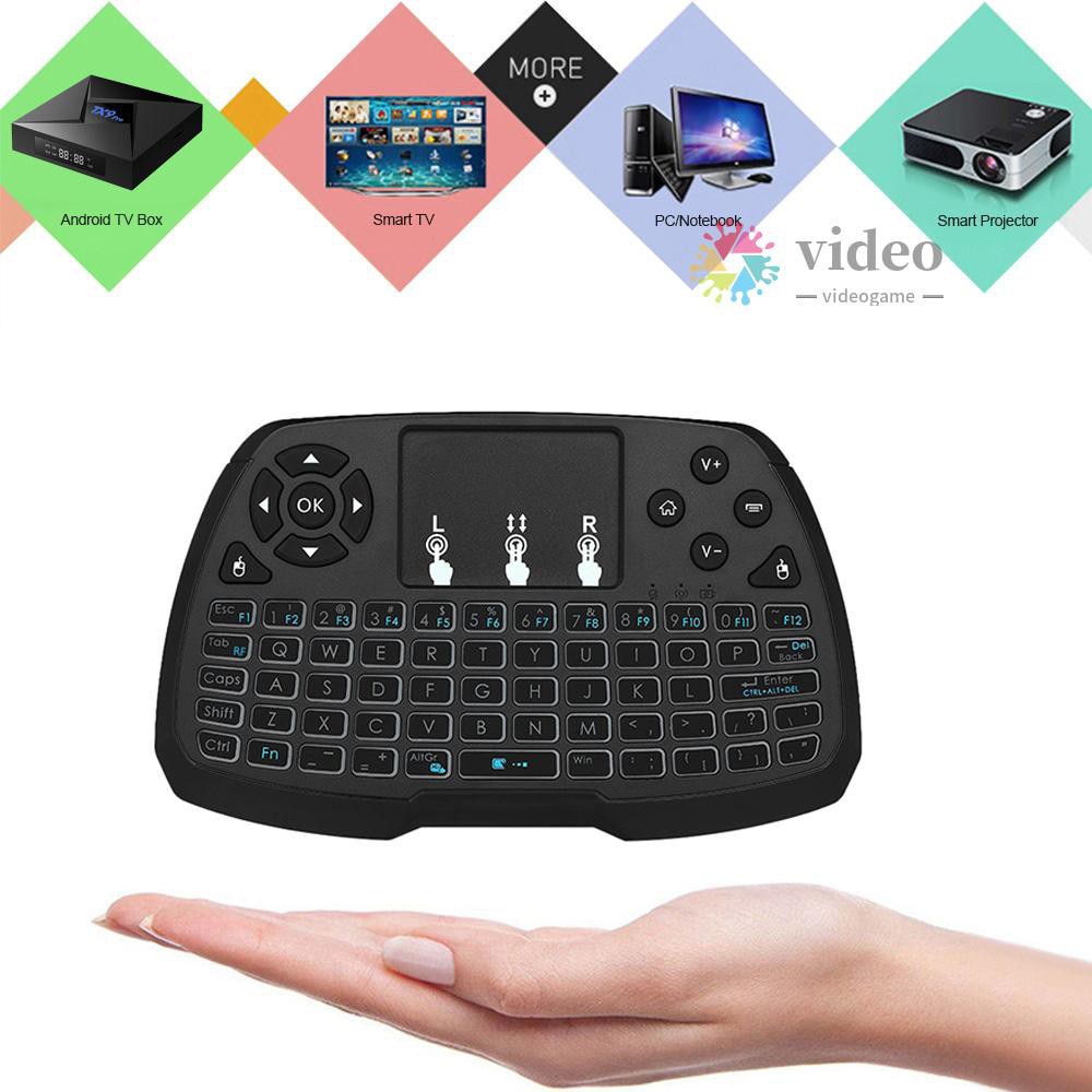 Bộ Bàn Phím Và Chuột Không Dây 2.4ghz Cho Android Tv Box Smart Tv Pc Notebook