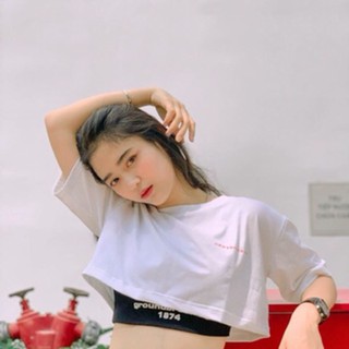 🍍 SÉT ÁO CROPTOP 2 MÓN GROUNDBREAKING 1974 (GỒM CROPTOP & BRA ) 🍍