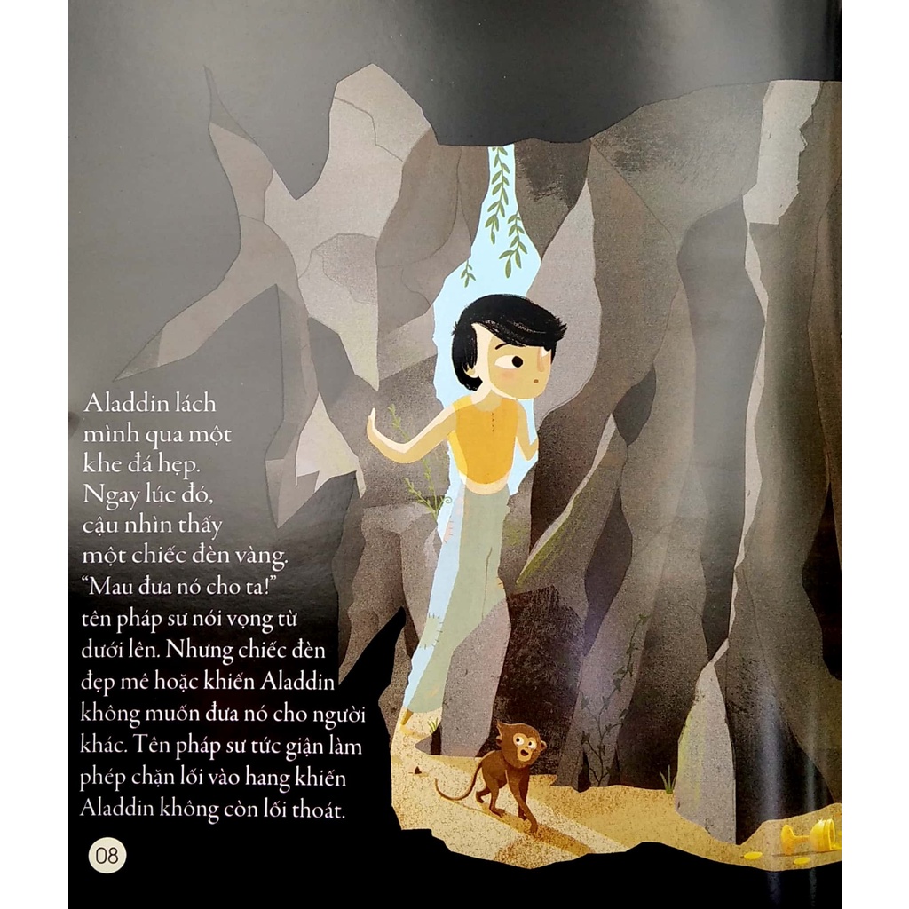 Sách Truyện Cổ Tích Kinh Điển - Aladdin Và Cây Đèn Thần