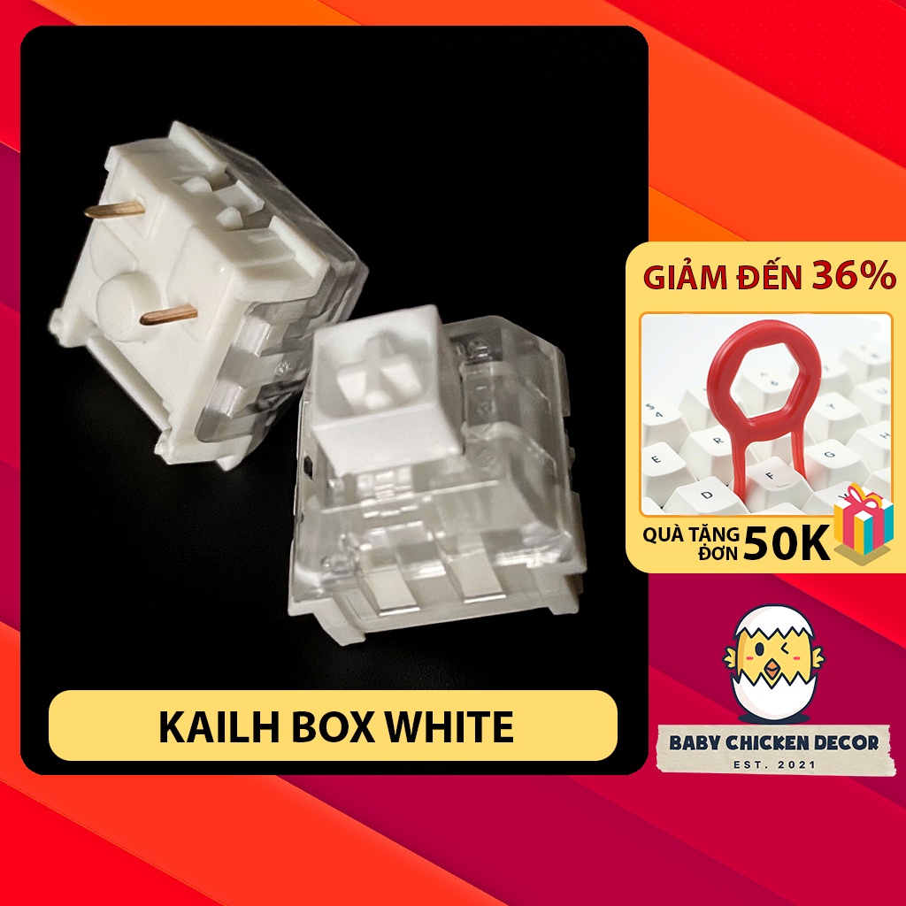 Switch bàn phím cơ Kailh Box White