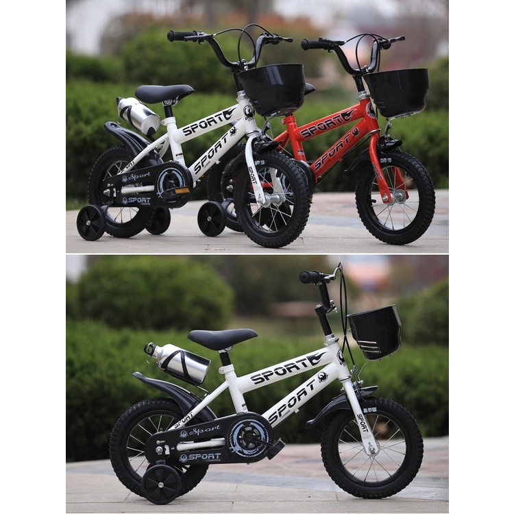 Xe đạp trẻ em bánh 14inch, 16inch  CÓ BÁNH PHỤ cho bé từ 3 đến 8 tuổi an toàn cho trẻ khi vui chơi