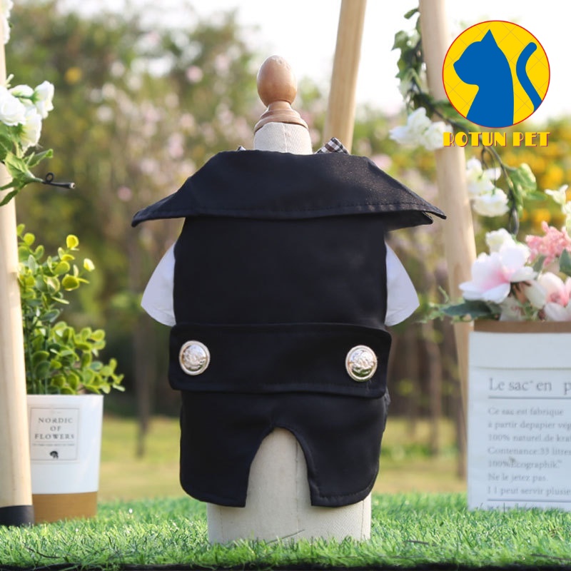 Áo vest và váy đám cưới dành cho chó mèo, Đồ cô dâu, chú rể cho thú cưng