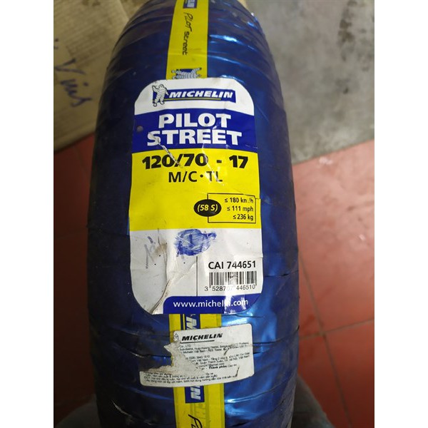 LỐP MICHELIN SAU 120/70-17 TẢI EX