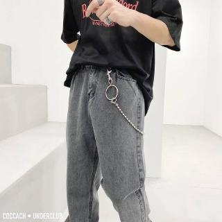 Unisex Quần jeans xuông basic Q566