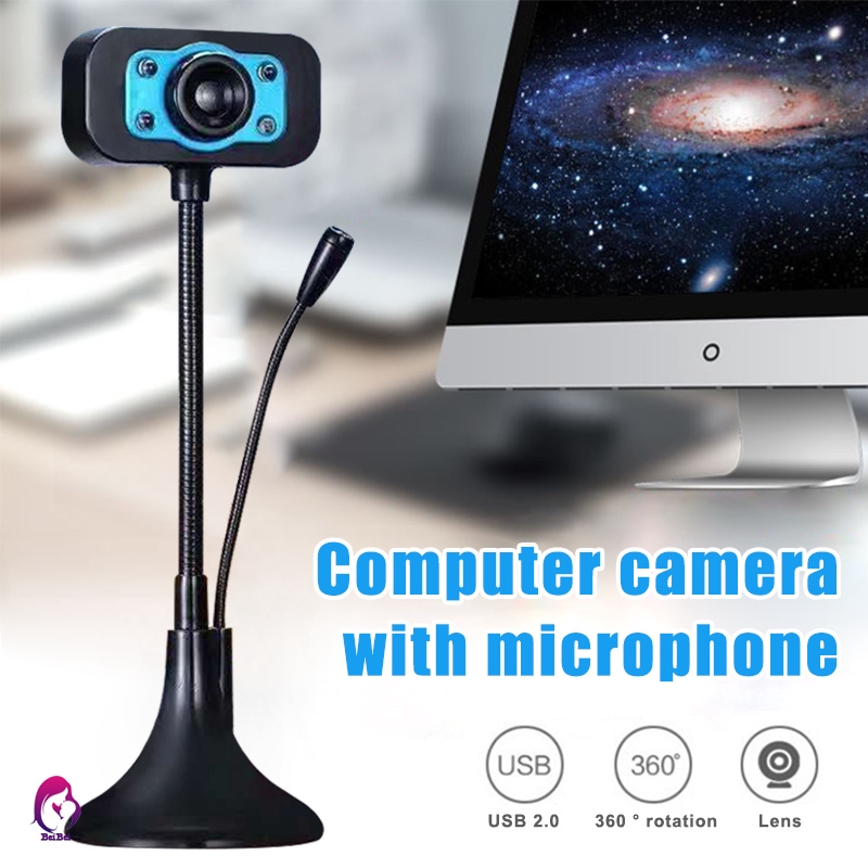 【Hàng mới về】 Webcam HD kèm mic có cho máy tính cho WindowsXP SP2/WindowsXP SP3