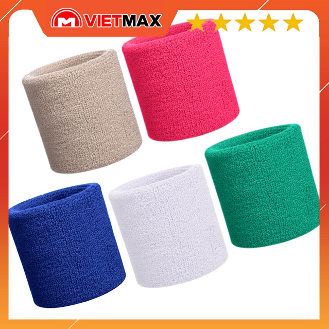 Bao Cổ Tay Thể Thao Thấm Mồ Hôi Thể Thao Cao Cấp Chất Liệu Cotton Mềm Mại Bảo Vệ Cổ Tay Khi Chơi Bóng Rổ, Tennis, Cầu Lô