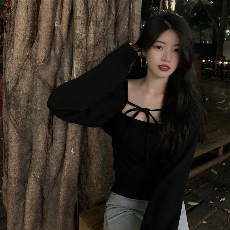 Áo Cardigan Hai Dây Buộc Dây Họa Tiết Sọc Caro Thời Trang 2022 Mới