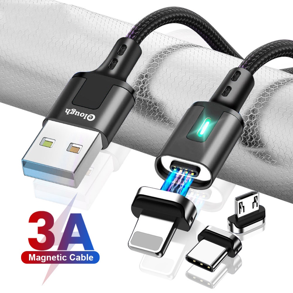 Dây cáp sạc nhanh TWITCH 3A micro usb type c dành cho điện thoại di động