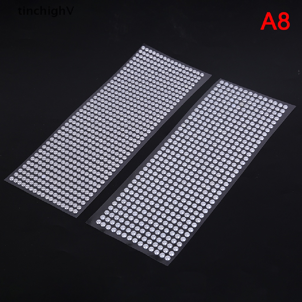 Bộ 2 Miếng Dán Mắt / Lông Mày / Mặt / Cơ Thể Tự Dính Ánh Ngọc Trai 3D