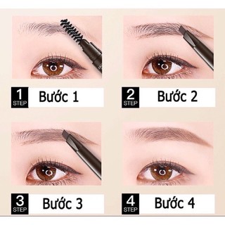 Chì kẻ mày 2 đầu Innisfree auto eyebrow pencil