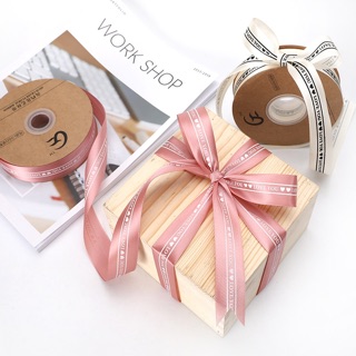 Combo 5m dây Ruybang lụa bản 2.5cm loveyou