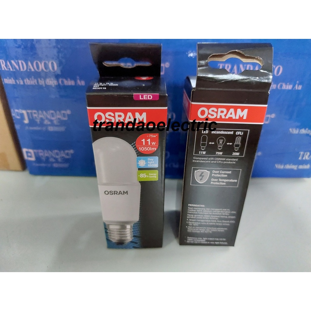 Bóng đèn led stick Osram E27 9W/11W 6500K/4000K/2700K