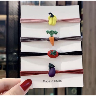 Dây cột tóc rau củ các loại