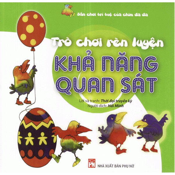 Sách Phụ Nữ - Combo Sân Chơi Trí Tuệ Của Chim Đa Đa - Trò Chơi Rèn Luyện Khả Năng
