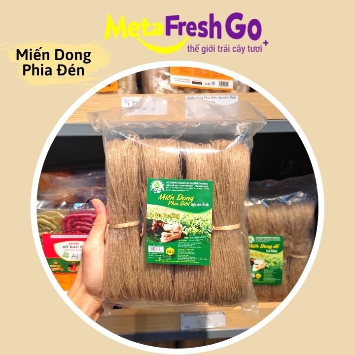 Miến Dong Phia Đén 500 gam Đặc Sản Cao Bằng Sợi Dai Giòn Không Hóa Chất | Meta FreshGo