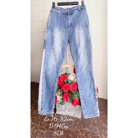 Quần Jean dáng bagi