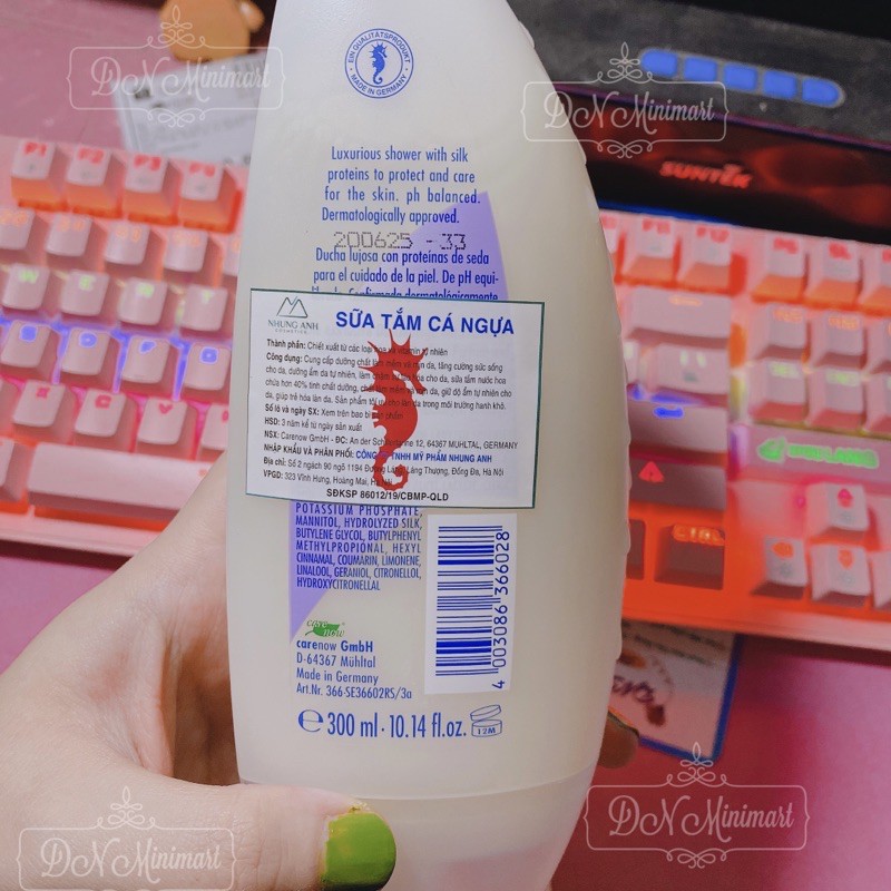 Sữa Tắm Cá Ngựa Algemarin Perfume 300ml - Đức Chính Hãng