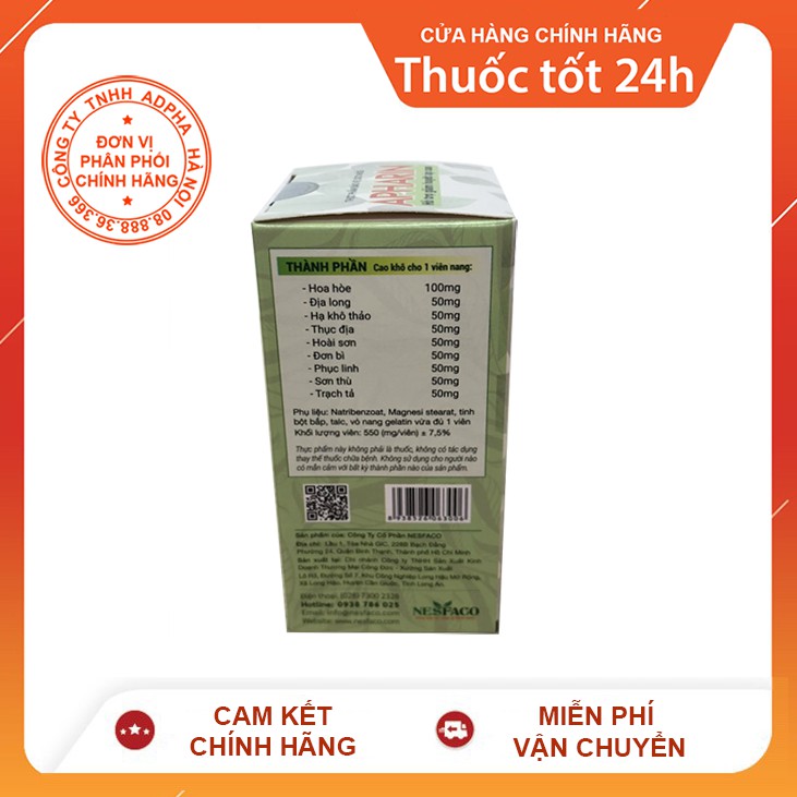 TPBVSK Apharin - Hỗ trợ giảm huyết áp cao