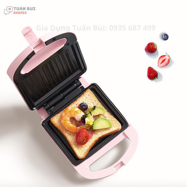 Máy làm bánh KJ-105 làm bánh hotdog hoặc kẹp sandwich Công suất 750W