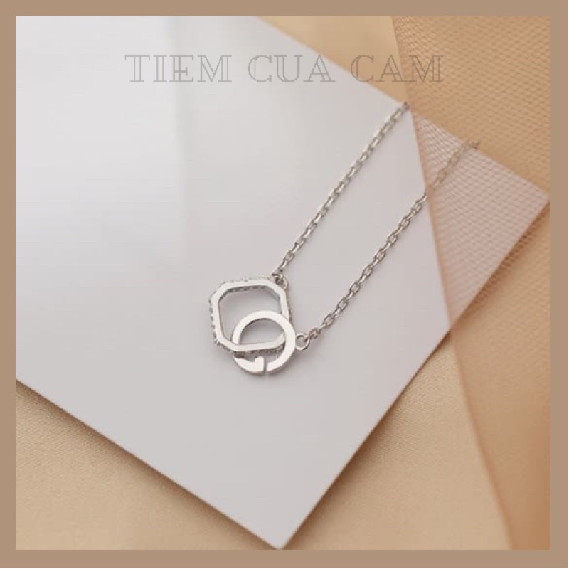 Dây chuyền bạc 925 basic nữ tính Tiệm Của Cám