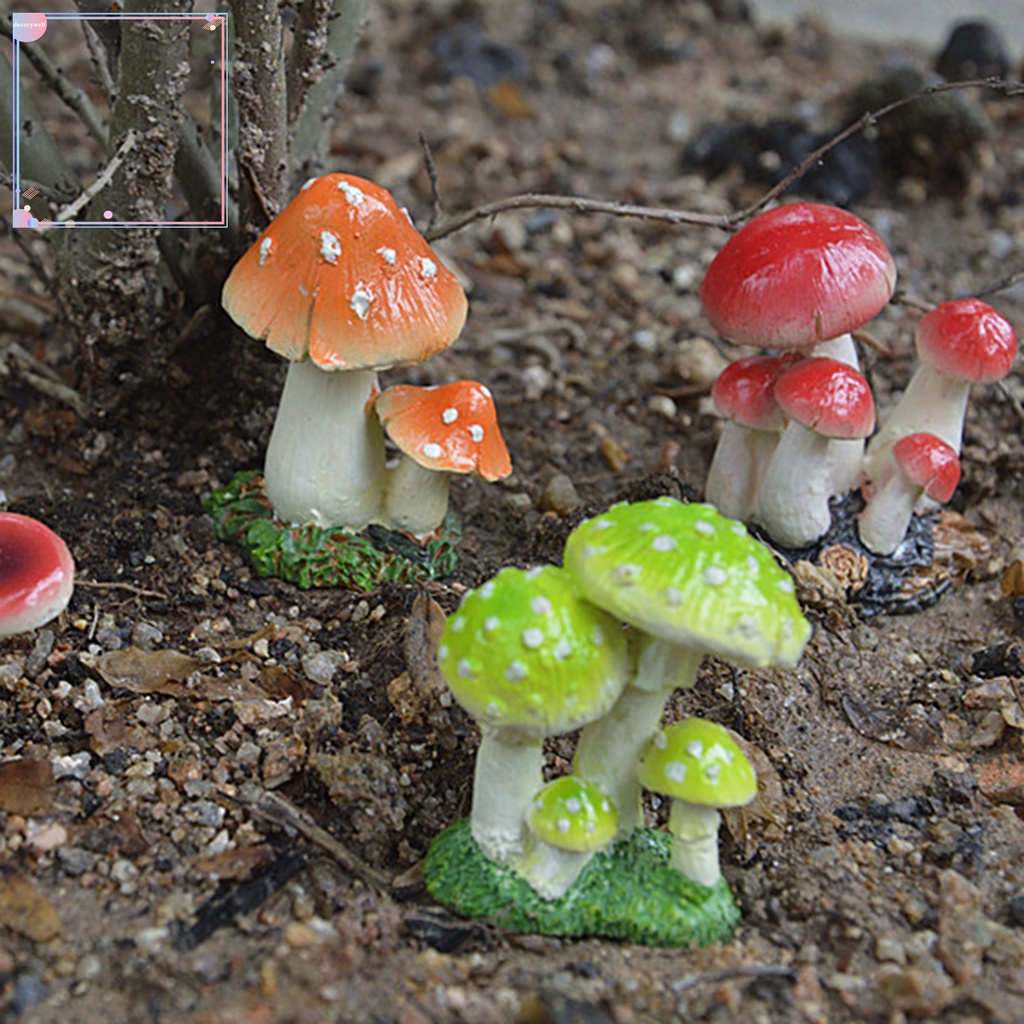 Mô Hình Cây Nấm Bằng Nhựa Resin Thân Thiện Với Môi Trường Trang Trí Nhà Cửa