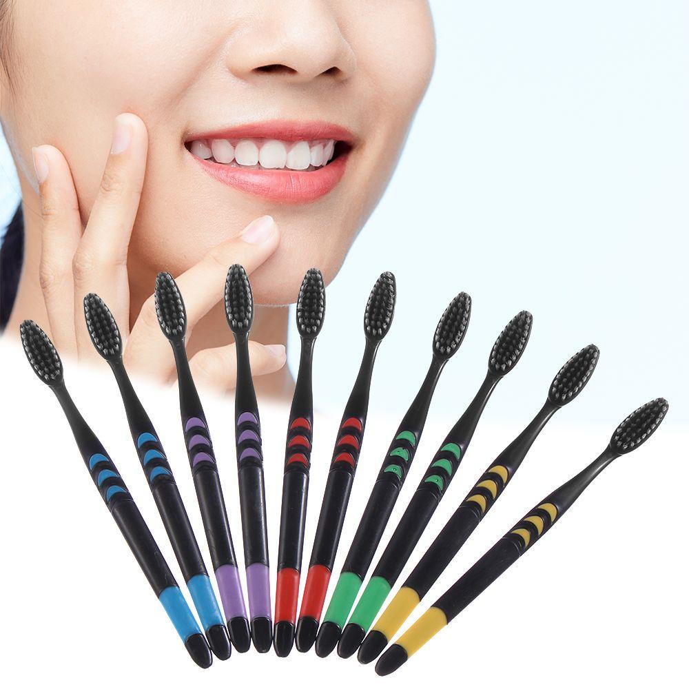 BEAUTY Bàn Chải Đánh Răng Lông Siêu Mềm Chăm Sóc Răng Miệng Cho Gia Đ