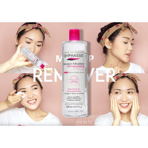 [MẪU MỚI] Nước Tẩy Trang BYPHASSE Micellar Water Làm Sạch Sâu Phù Hợp Với Mọi Loại (Mẫu mới - 500ml) | BigBuy360 - bigbuy360.vn