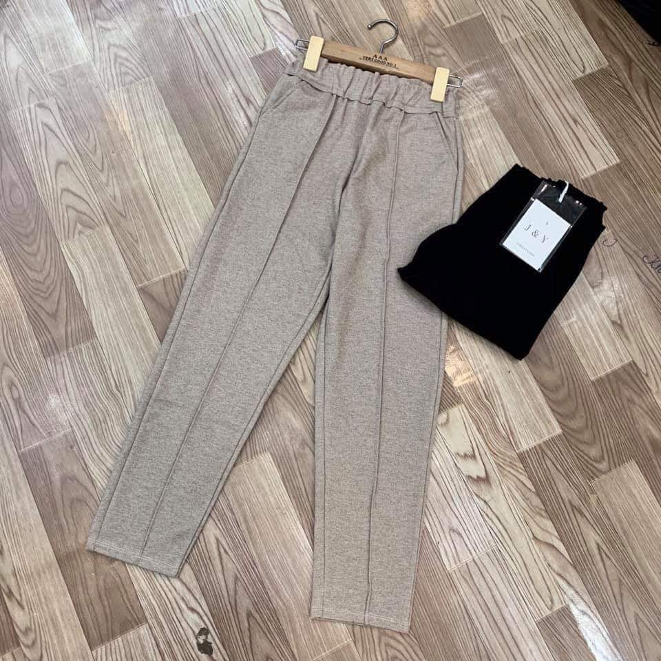 QUẦN BAGGY DẠ CÔNG SỞ GÂN GIỮA
