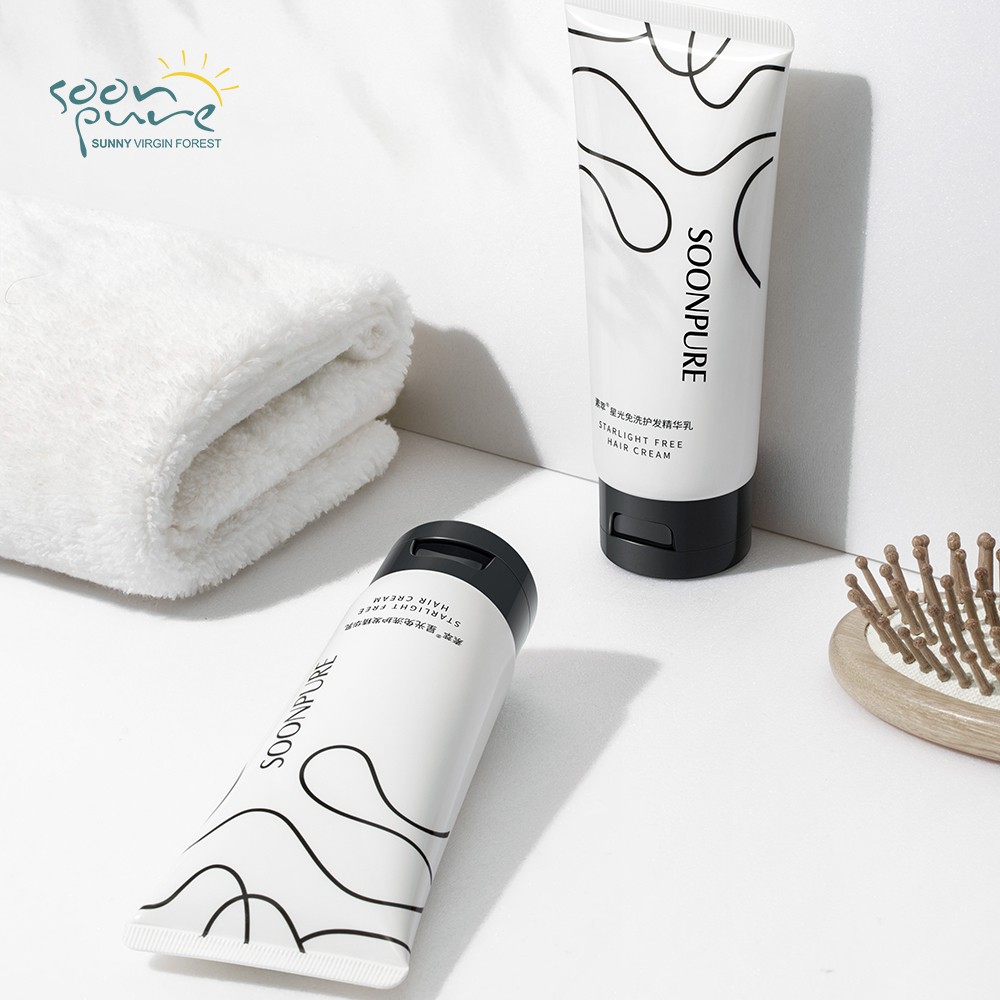 Dầu xả dưỡng tóc sâu SOONPURE không cần gội giúp cải thiện tóc hư tổn và chăm sóc tóc uốn quăn | BigBuy360 - bigbuy360.vn