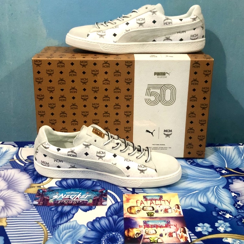 'Giày Cổ Thấp' PUMA Suede Classic x MCM