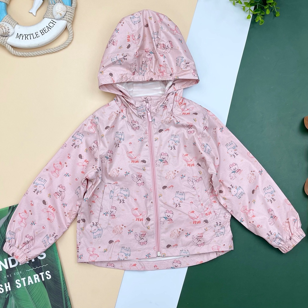 Áo gió bé trai, bé gái size 1 - 5 tuổi