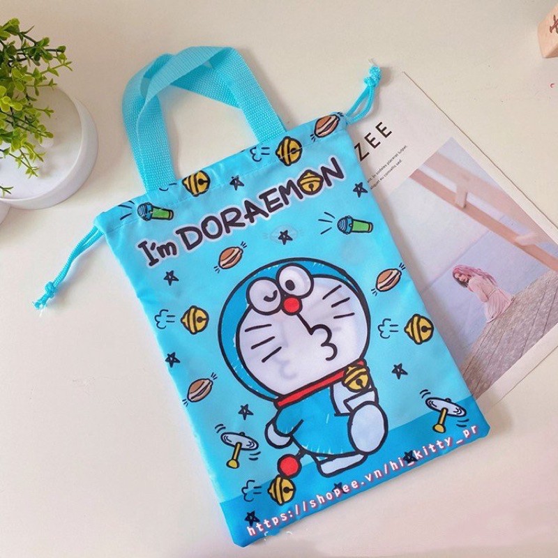 Túi dây rút Hello Kitty - Doremon Doraemon