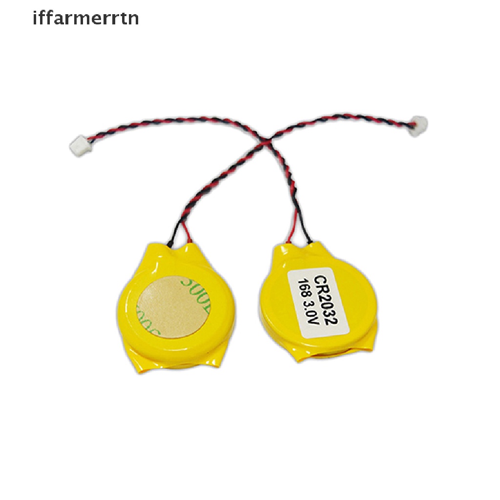 {iffarmerrtn} 2pcs CR2032 2032 Battery Wire 2pin Laptop Motherboard Disassemble Battery Parts hye