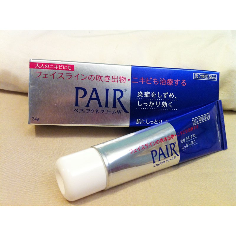 [HÀNG NHẬT CHIÍNH HÃNG] ❤️Kem trị mụn Pair Acne W Cream 24g❤️❤️❤️