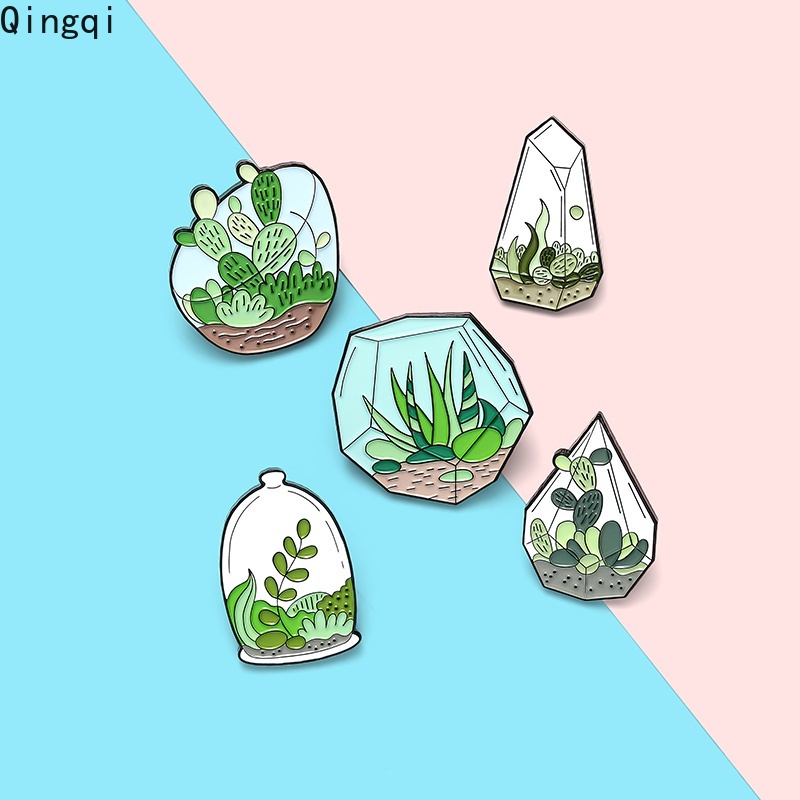 Ghim cài áo Miss Zoe hoạt hình cây xương rồng dễ thương