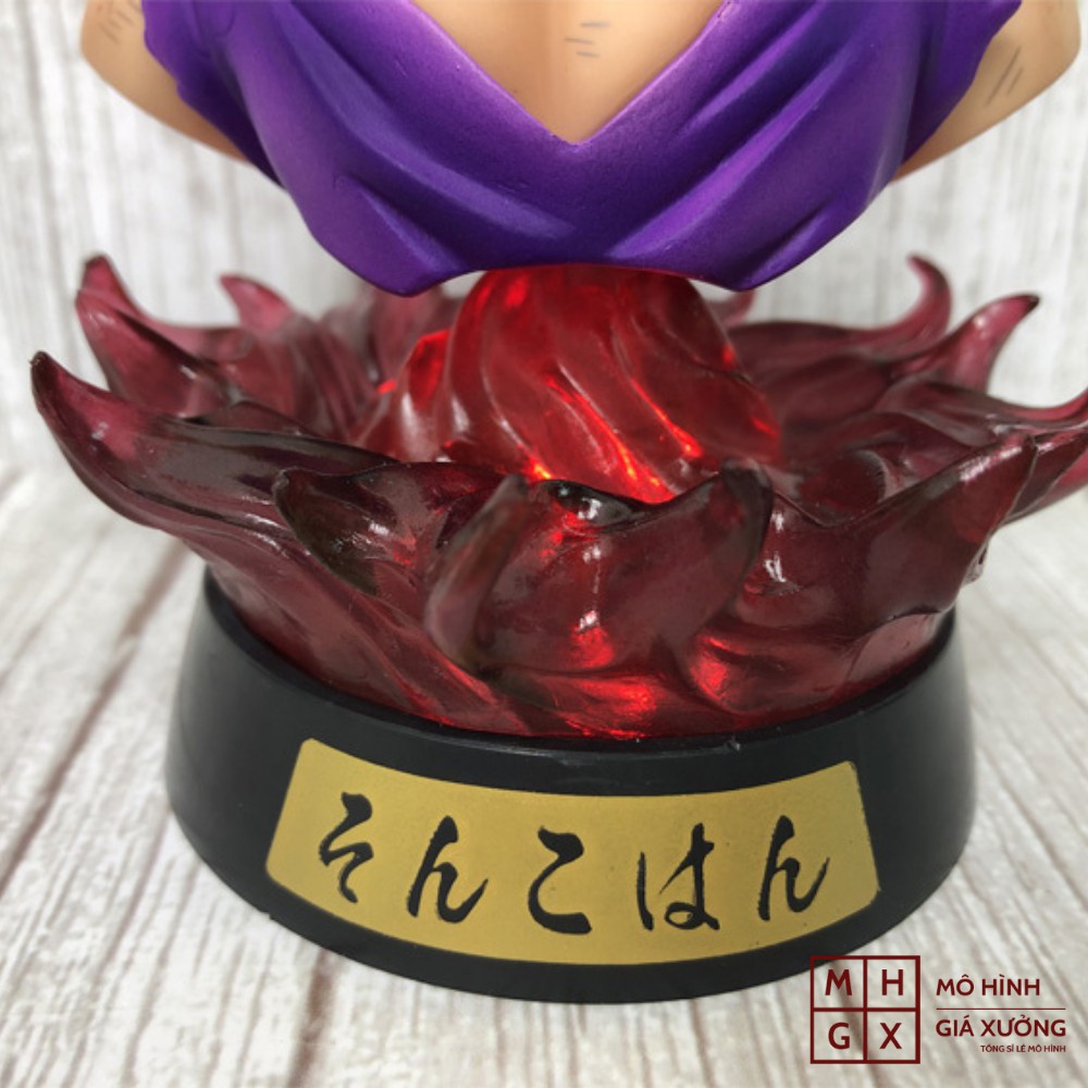 Mô hình Dragon Ball SonGohan Tượng Bán Thân + có led cao 16cm , figure 7 viên ngọc rồng sogoku , mô hình giá xưởng