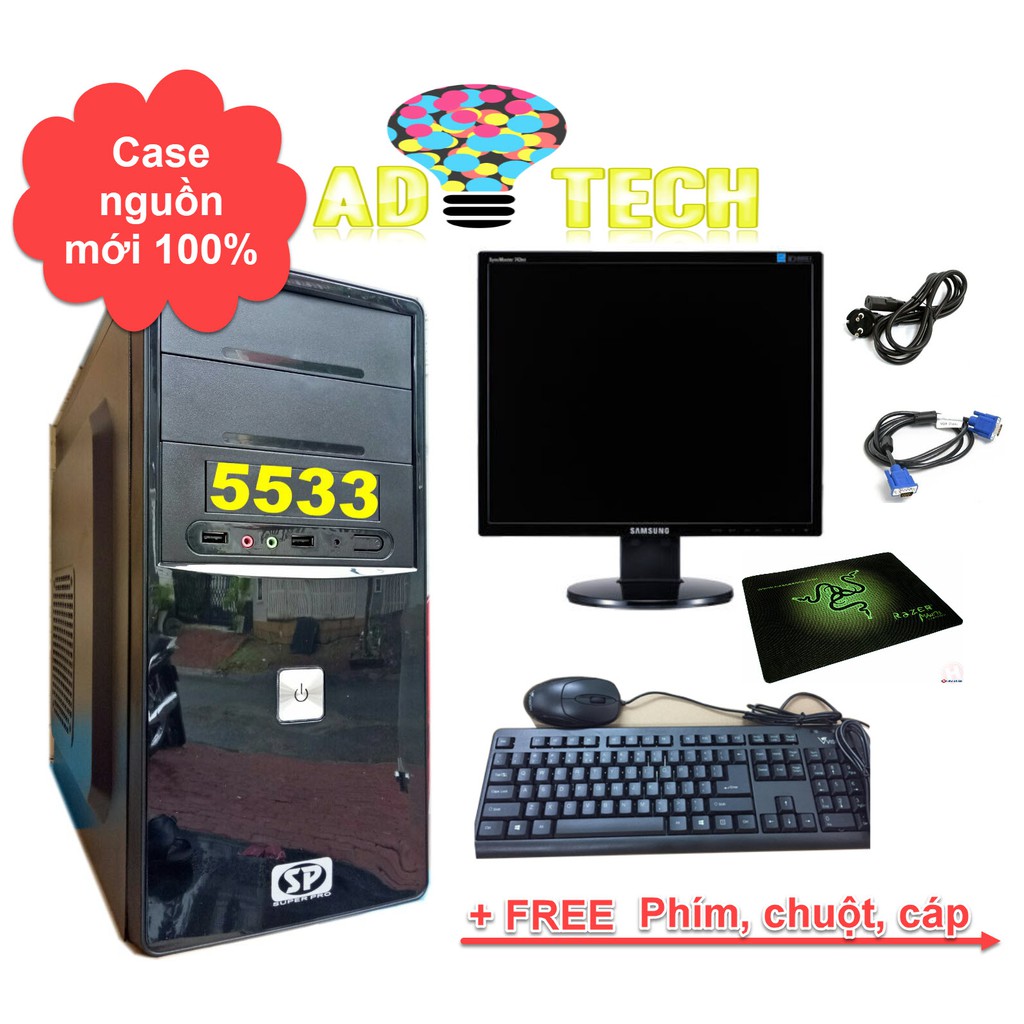 Bộ Máy Tính Bàn XADC1L17 linh kiện đời mới văn phòng mượt