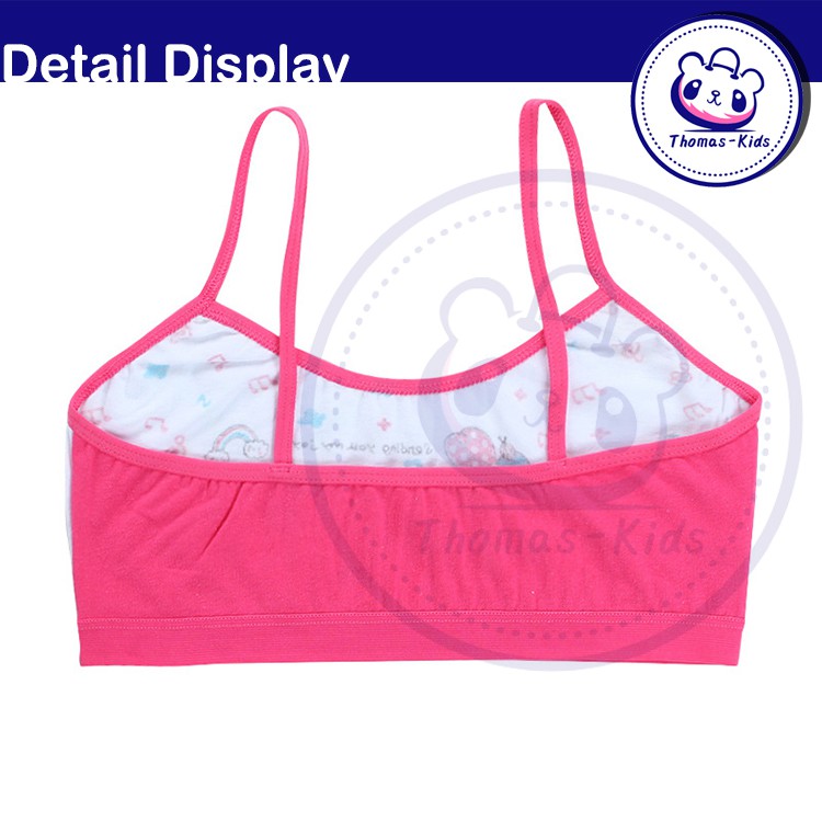 Áo lót Cotton mềm mại thoáng khí dễ thương cho bé gái 7-12 tuổi