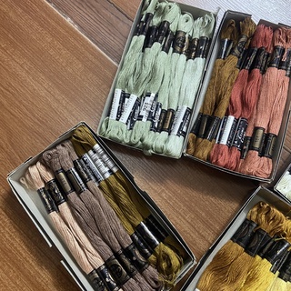 Set chỉ thêu cotton Cos.mo nhiều màu
