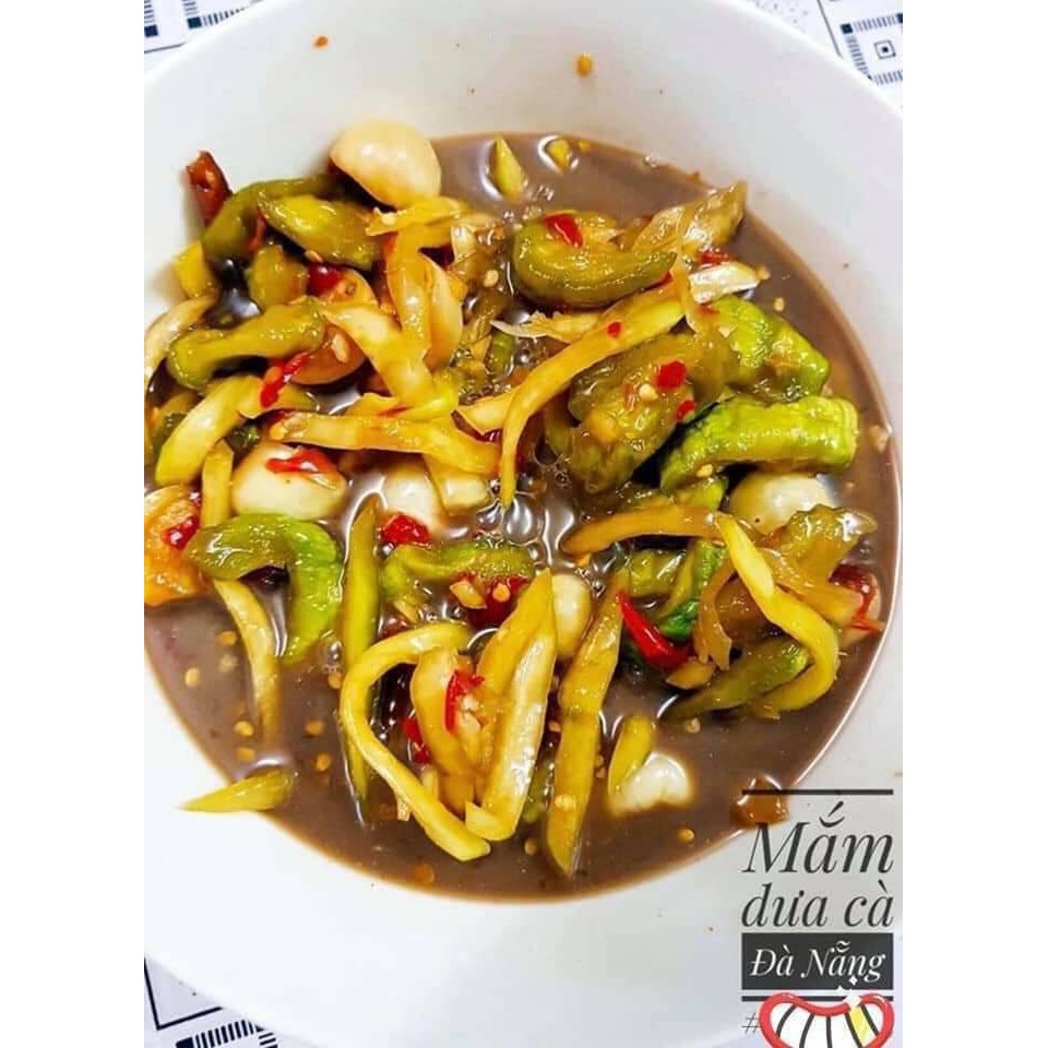 Mắm dưa cà đà nẵng lọ 500g