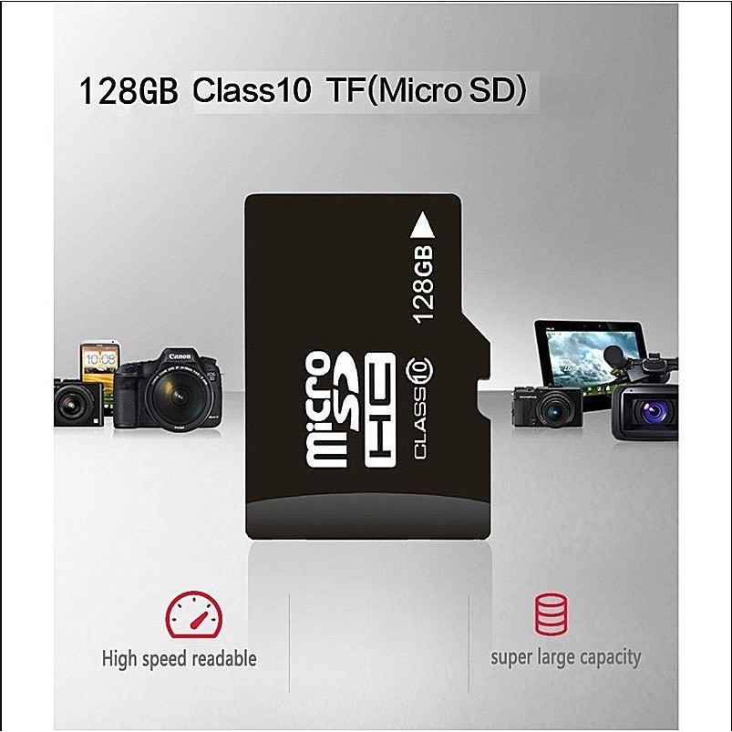 Thẻ nhớ MicroSD Class 10 Tốc độ cao (Đen) 2GB/4GB/8GB/16GB/32GB/64GB chất lượng cao